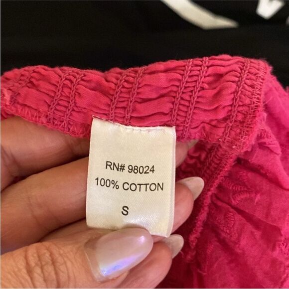 House of Harlow Elegant Pink cotton Ruffled skirt set ( 2 pc) - Picture 8 of 8